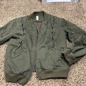 Dark Olive bomber jacket